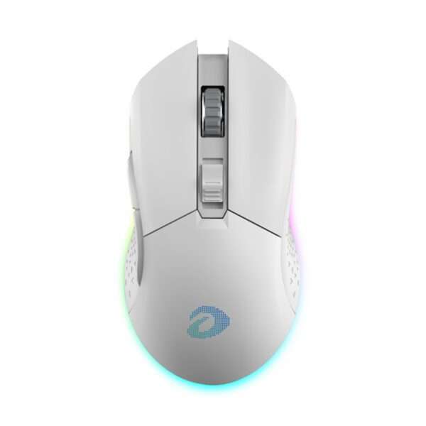 Chuột DareU EM901 RGB Wireless White
