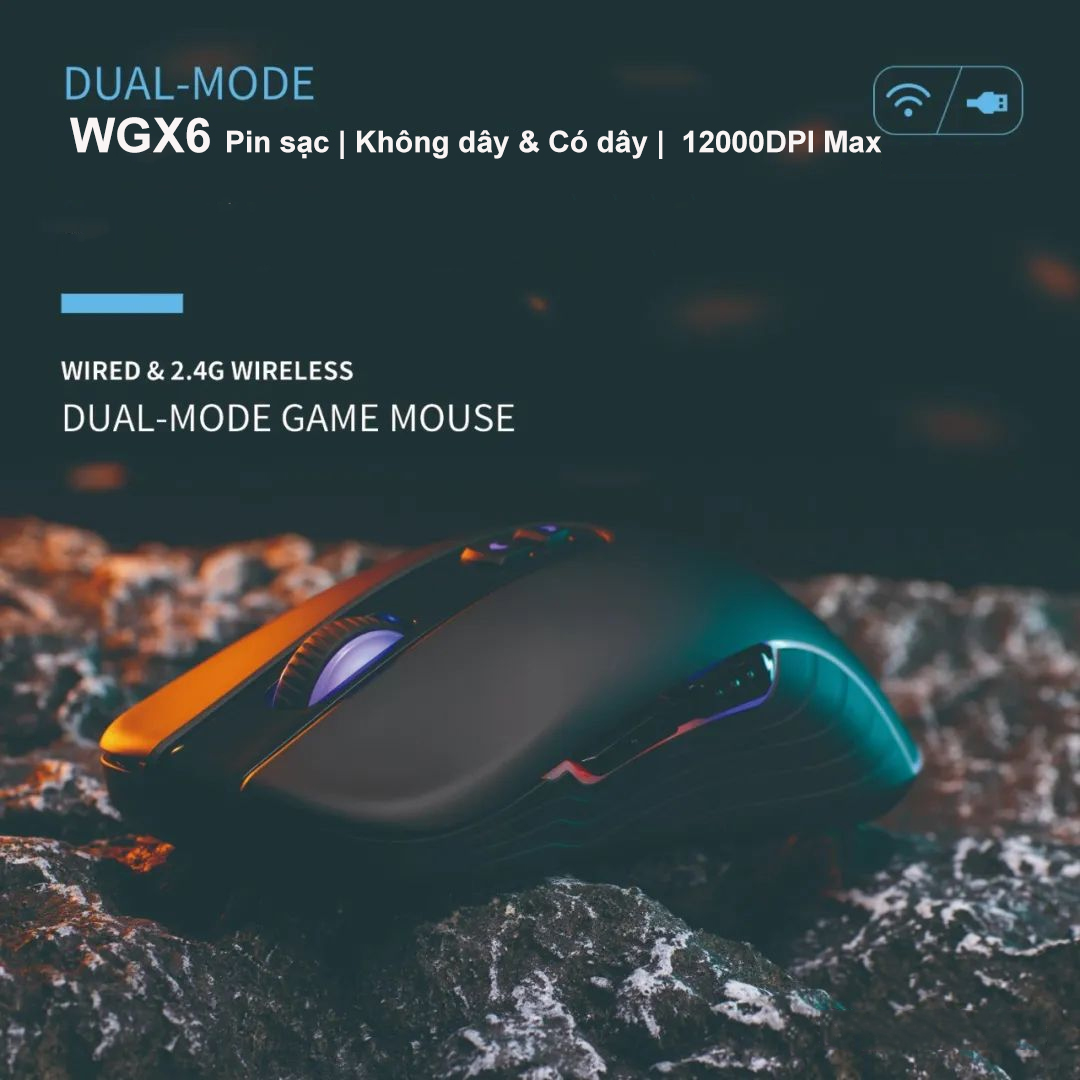 Hiệu năng và trải nghiệm trên chuột máy tính WGX 6.