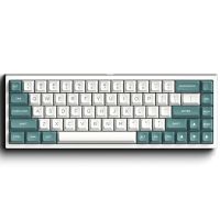 Bàn phím cơ FL-Esports FL680SAM Aqua Green Wireless Gateron Cap White switch
