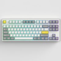 Bàn phím cơ FL-Esports GP87CP White Gray Gasket Mount Kailh Box White switch