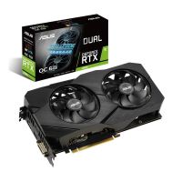 Card màn hình Asus DUAL RTX 2060-O6G EVO (6GB GDDR6, 192-bit, DVI+HDMI+DP, 1x8-pin)
