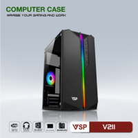 Case VSP V211 Có Sẵn LED RGB Nắp Hông Kính Cường Lực